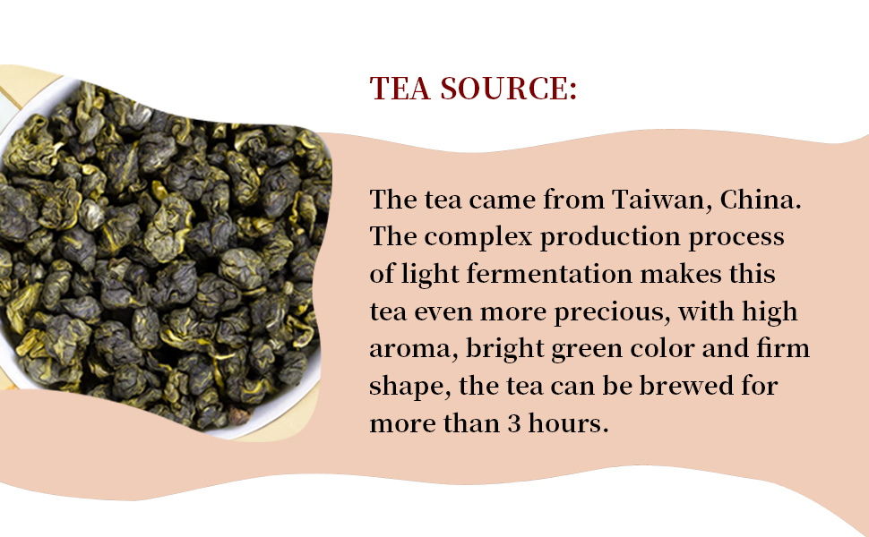 XIEJINJI Premium Oolong Tea, Loose Leaf 8.4 Ounce(240g), Gift a Teaspoon, High Mountain Tea, No Sugar & No Additives, Low-Caffeine
